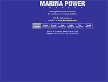 Tablet Screenshot of marinapower.net